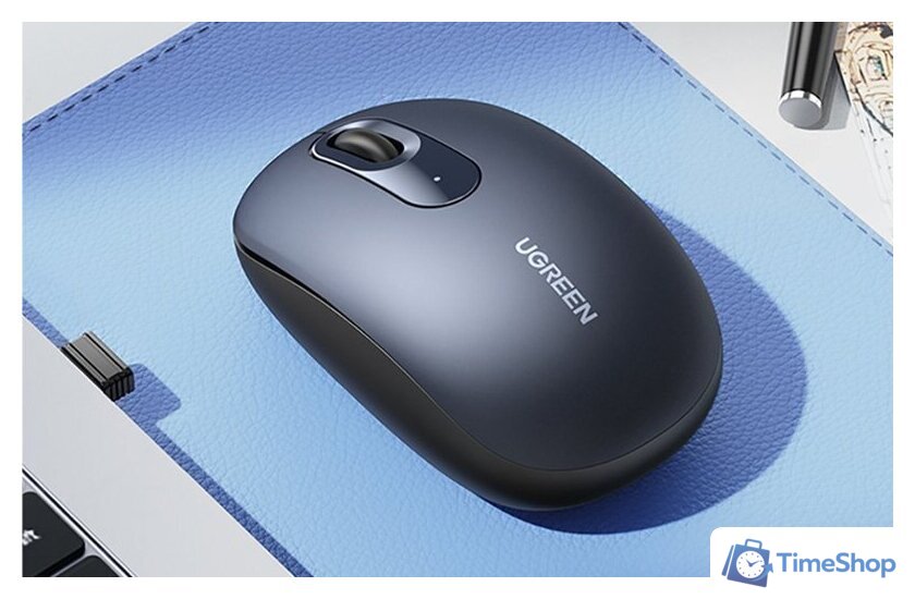 Мышь Ugreen MU105 90550 (темно-синий) - Изображение №1 — Интернет-магазин Time-Shop