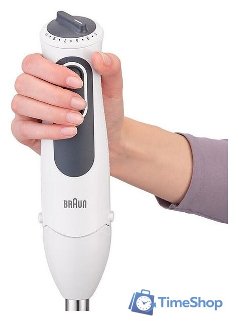 Погружной блендер Braun MultiQuick 3 Vario MQ 3105 B - Изображение №2 — Интернет-магазин Time-Shop