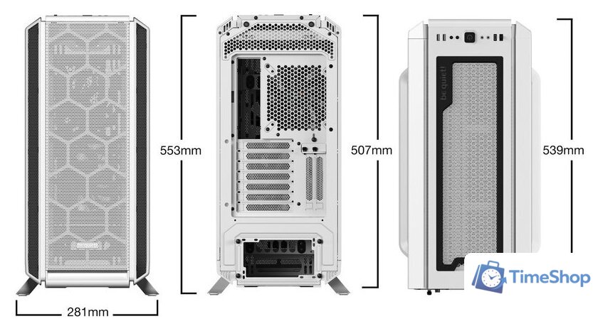 Корпус be quiet! Silent Base 802 (белый) - Изображение №11 — Интернет-магазин Time-Shop