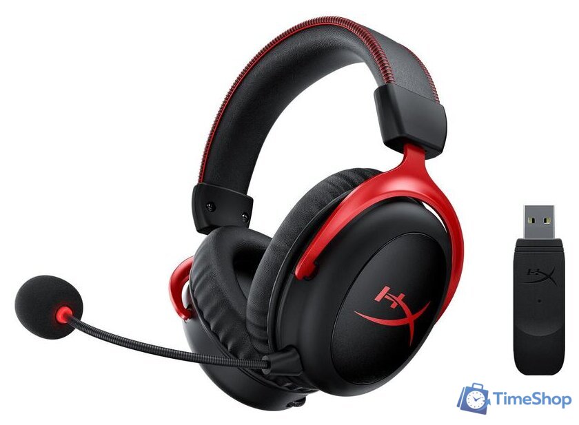 Наушники HyperX Cloud II Wireless - Изображение №2 — Интернет-магазин Time-Shop