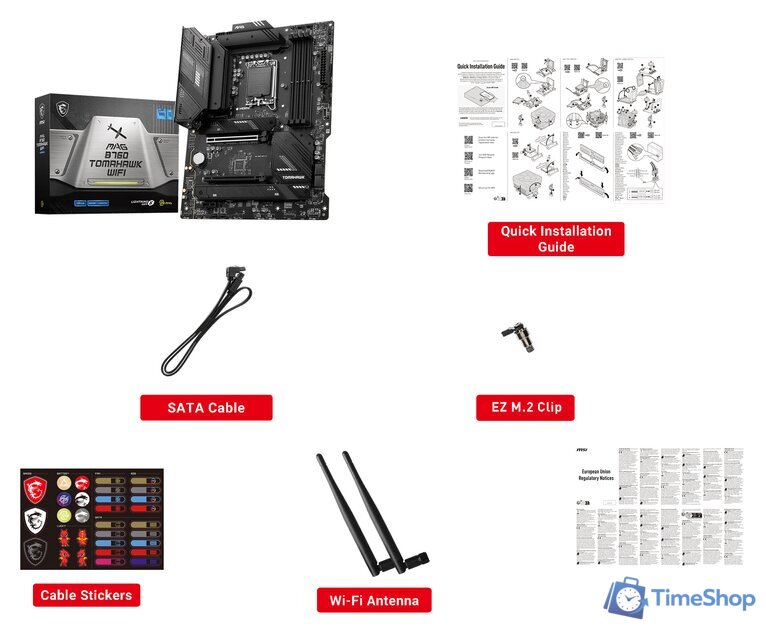 Материнская плата MSI MAG B760 Tomahawk WiFi - Изображение №2 — Интернет-магазин Time-Shop