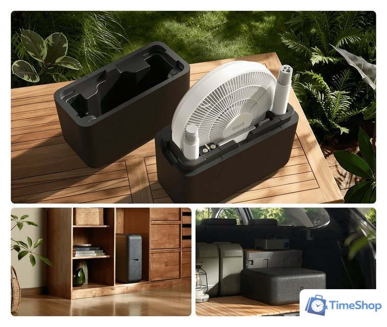 Вентилятор Xiaomi Smart Standing Fan Pro Slim EU BPLDS12DM (с евровилкой) - Изображение №4 — Интернет-магазин Time-Shop