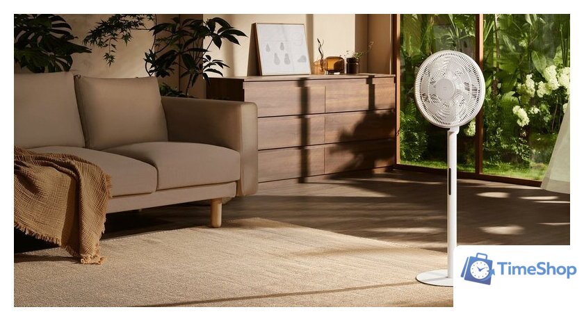 Вентилятор Xiaomi Smart Standing Fan Pro Slim EU BPLDS12DM (с евровилкой) - Изображение №2 — Интернет-магазин Time-Shop