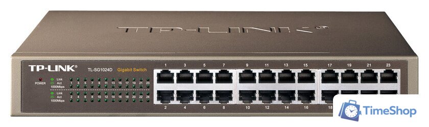 Неуправляемый коммутатор TP-Link TL-SG1024D - Изображение №1 — Интернет-магазин Time-Shop