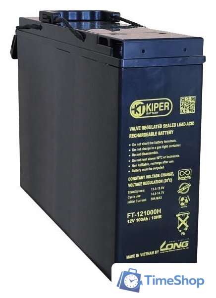 Аккумулятор для ИБП Kiper FT-121000H (12В/100 А·ч) - Изображение №1 — Интернет-магазин Time-Shop