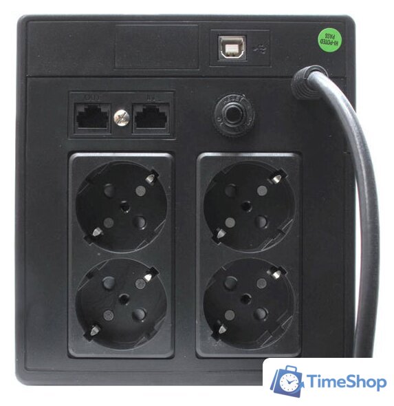 Источник бесперебойного питания Powerman Smart Sine 1000 (1000VA) - Изображение №2 — Интернет-магазин Time-Shop