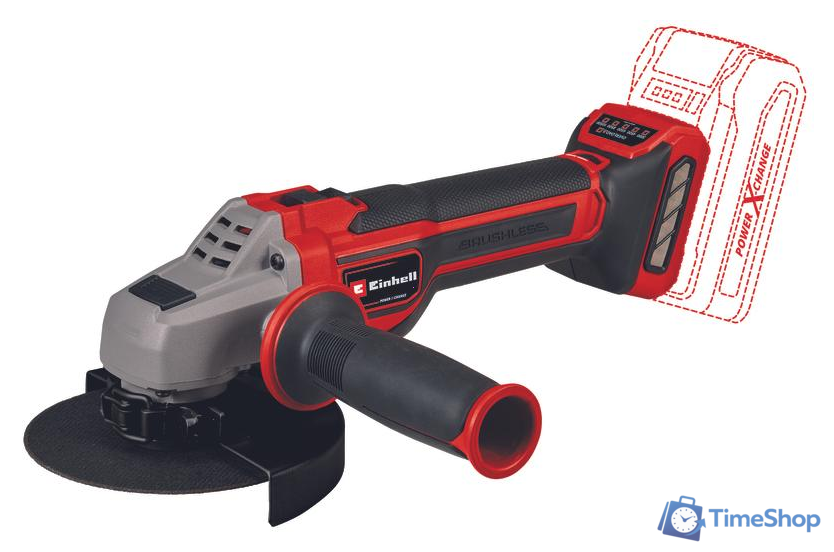 Угловая шлифмашина Einhell TP-AG 18/125 CE Q Li - Solo (без АКБ) - Изображение №1 — Интернет-магазин Time-Shop