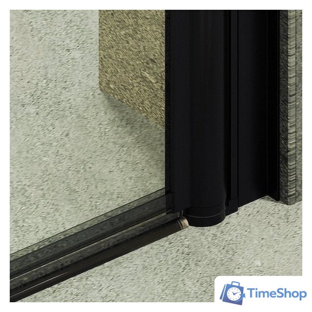 Душевая дверь MaybahGlass 198x60 MGD-797-6 (прозрачное стекло/черный) - Изображение №3 — Интернет-магазин Time-Shop