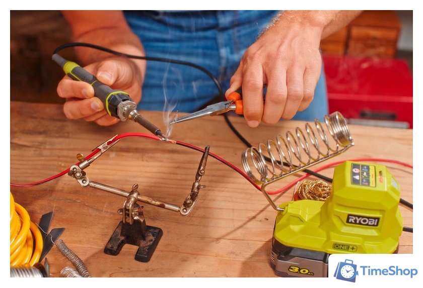 Стержневой паяльник Ryobi One+ R18SOI-0 (без АКБ) - Изображение №6 — Интернет-магазин Time-Shop