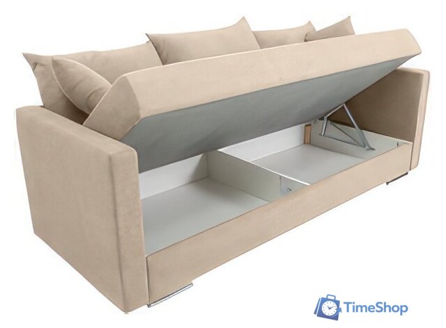 Диван Krones Эллада мод.2 (велюр, бежевый) - Изображение №2 — Интернет-магазин Time-Shop