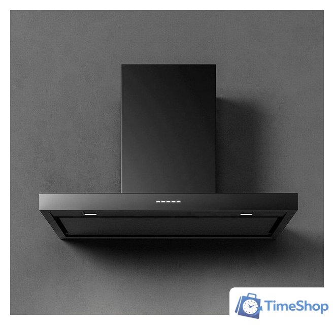 Кухонная вытяжка Falmec Plane NRS 90 800 м3/ч Black (черный) - Изображение №1 — Интернет-магазин Time-Shop