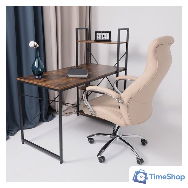 Офисное кресло AksHome Mastif Eco (экокожа, бежевый) - Изображение №2 — Интернет-магазин Time-Shop