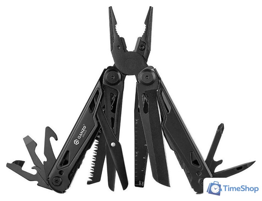 Мультитул Ganzo G303 (черный) - Изображение №2 — Интернет-магазин Time-Shop