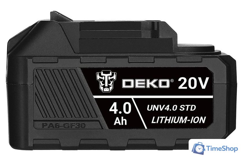 Аккумулятор Deko UNV4.0 STD 063-4494 (20В/4 Ач) - Изображение №1 — Интернет-магазин Time-Shop