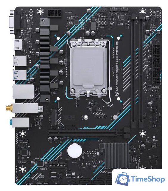 Материнская плата Maxsun H610M 666 WiFi6 D5 - Изображение №1 — Интернет-магазин Time-Shop
