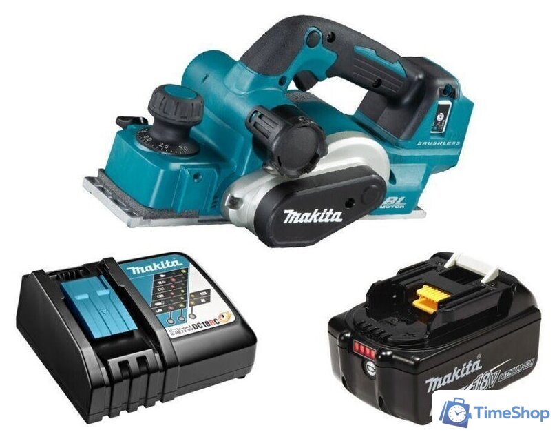 Рубанок Makita DKP181RT (с 1-им АКБ) - Изображение №1 — Интернет-магазин Time-Shop