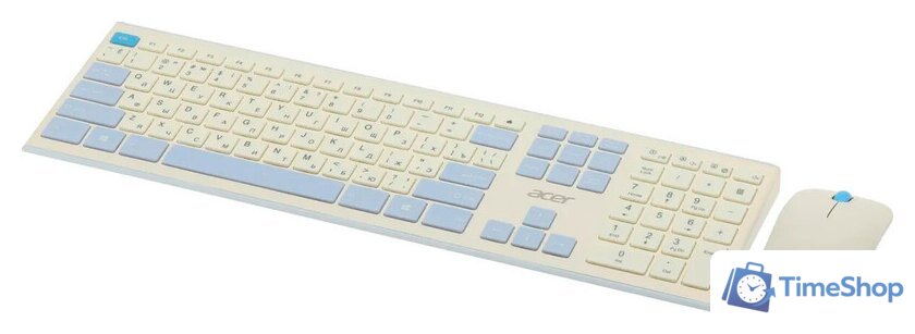 Офисный набор Acer OCC205 (белый/голубой) - Изображение №1 — Интернет-магазин Time-Shop