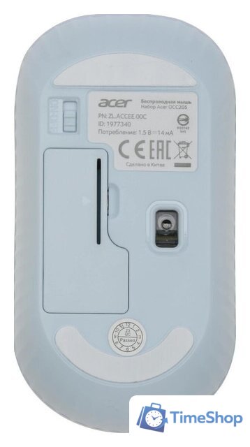 Офисный набор Acer OCC205 (белый/голубой) - Изображение №6 — Интернет-магазин Time-Shop