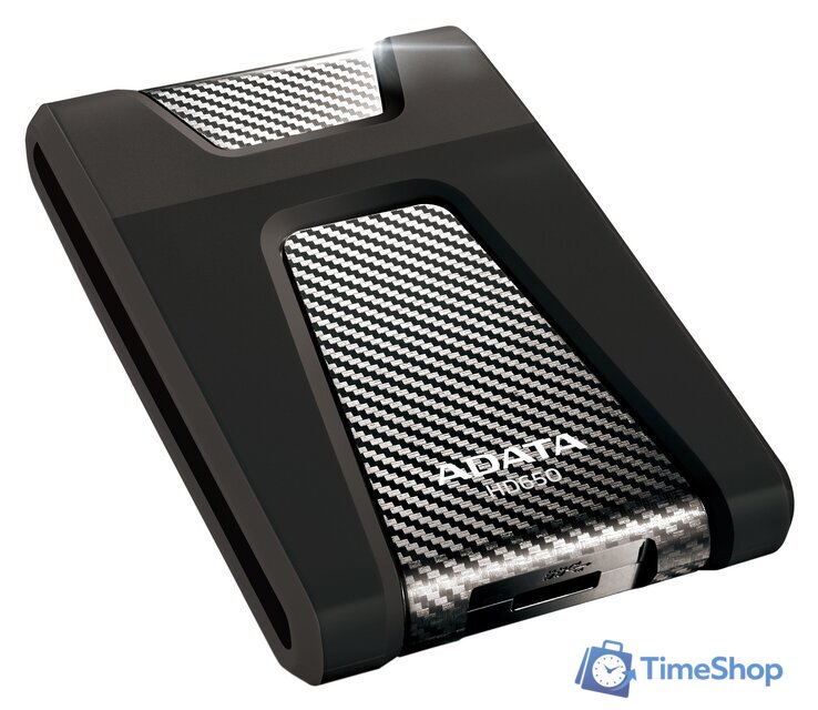 Внешний накопитель ADATA DashDrive Durable HD650 1TB (AHD650-1TU3-CBK) - Изображение №1 — Интернет-магазин Time-Shop