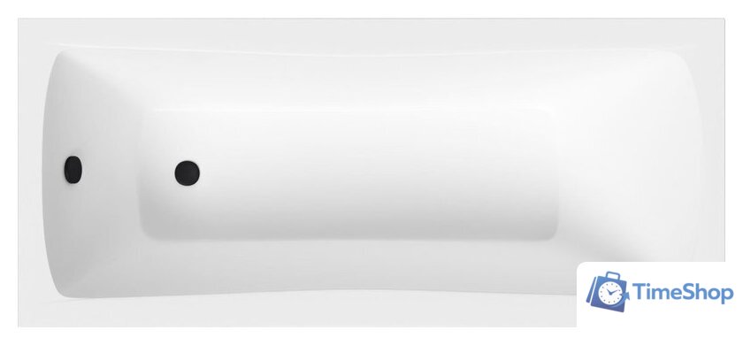 Ванна Lauter Bianca 140 21207140 (с ножками, черным подголов.,черным лиц. и торц.экраном) - Изображение №24 — Интернет-магазин Time-Shop