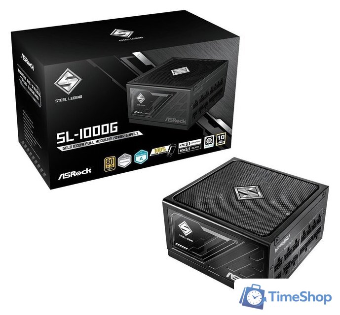 Блок питания ASRock Steel Legend 1000W SL-1000G - Изображение №2 — Интернет-магазин Time-Shop