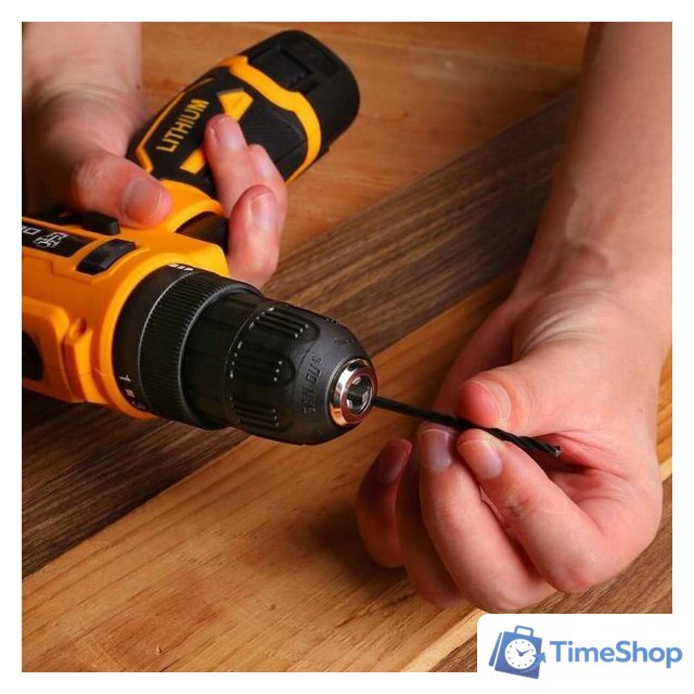 Дрель-шуруповерт Deko Banger SET 93 063-4168 (с 2-мя АКБ, кейс, набор оснастки) - Изображение №5 — Интернет-магазин Time-Shop