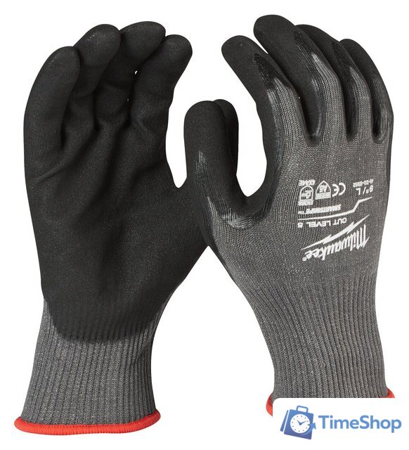 Нитриловые перчатки Milwaukee Cut level 5/E 10/XL 4932471426 - Изображение №1 — Интернет-магазин Time-Shop