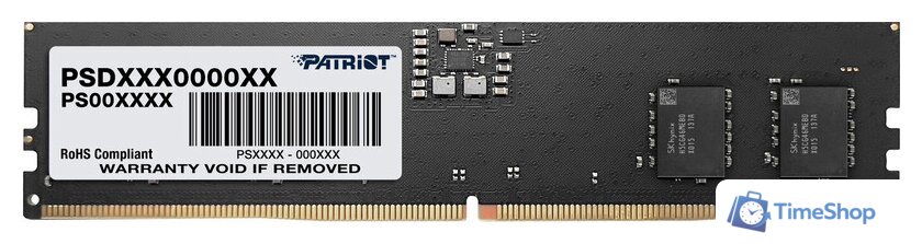 Оперативная память Patriot Signature Line 8ГБ DDR5 5200 МГц PSD58G520081 - Изображение №1 — Интернет-магазин Time-Shop