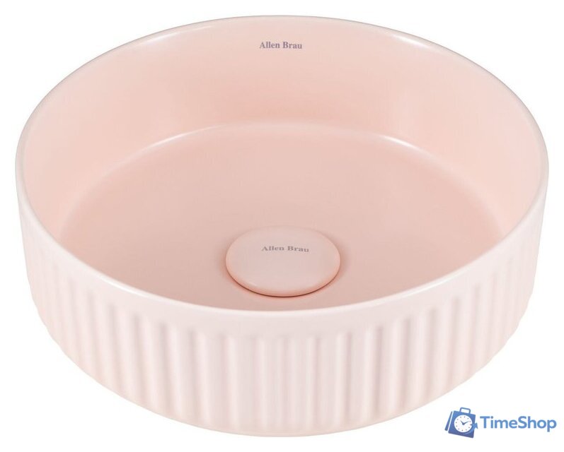 Умывальник Allen Brau Fantasy Line 36 4.11032.SM розовый - Изображение №1 — Интернет-магазин Time-Shop