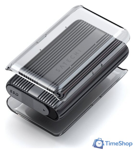 Бокс для накопителей M.2 Satechi USB4 NVMe SSD Pro Enclosure ST-EU4NPM - Изображение №4 — Интернет-магазин Time-Shop
