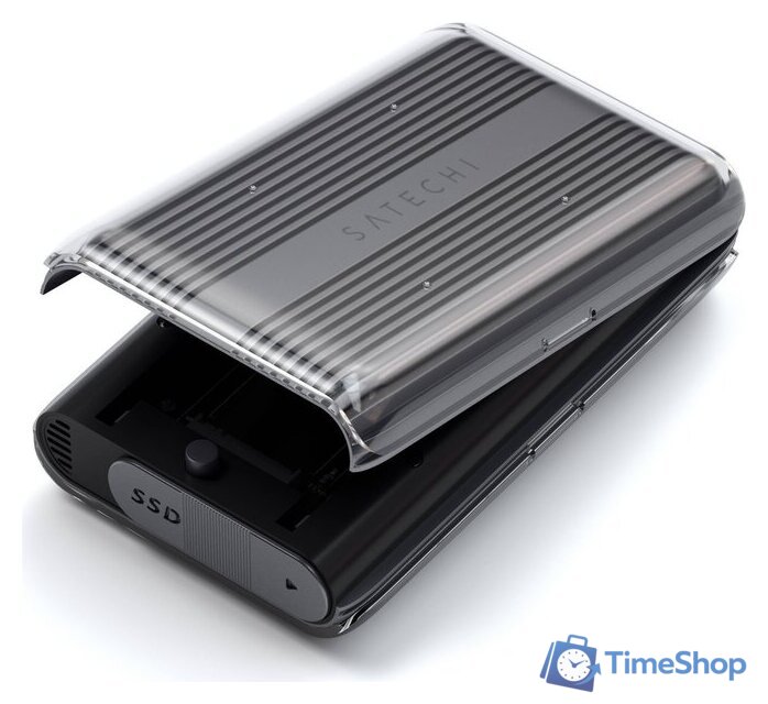 Бокс для накопителей M.2 Satechi USB4 NVMe SSD Pro Enclosure ST-EU4NPM - Изображение №3 — Интернет-магазин Time-Shop