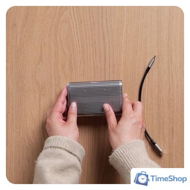 Бокс для накопителей M.2 Satechi USB4 NVMe SSD Pro Enclosure ST-EU4NPM - Изображение №6 — Интернет-магазин Time-Shop