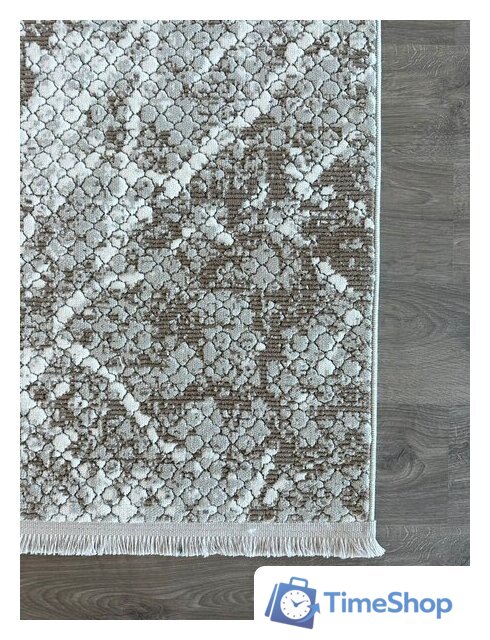 Ковер для жилой комнаты Radjab Carpet Бутик BT 328 Прямоугольник 11549RK (2x2.9, Cream/Brown) - Изображение №3 — Интернет-магазин Time-Shop
