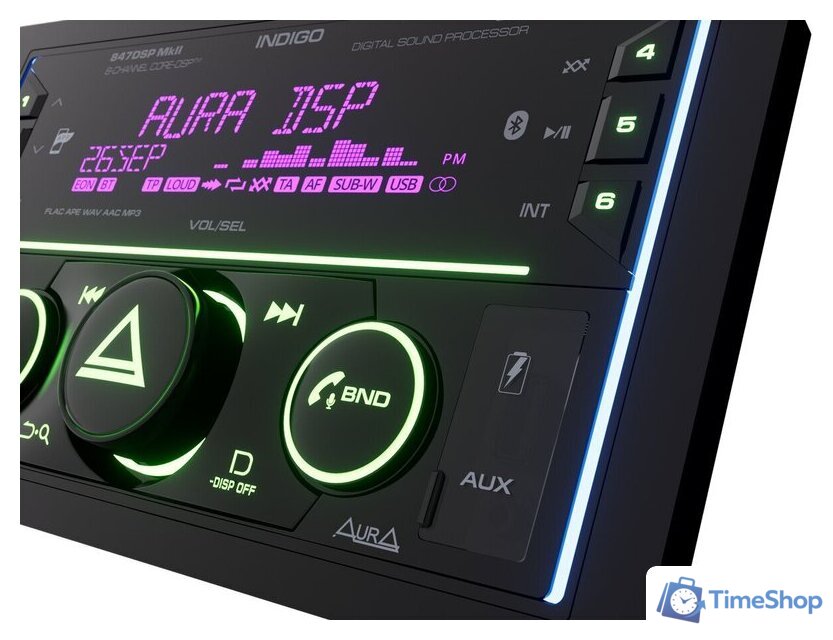 USB-магнитола Aura Indigo-847DSP MkII - Изображение №2 — Интернет-магазин Time-Shop