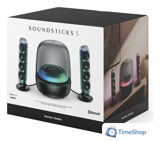 Акустика Harman/Kardon SoundSticks 5 (черный) - Изображение №12 — Интернет-магазин Time-Shop