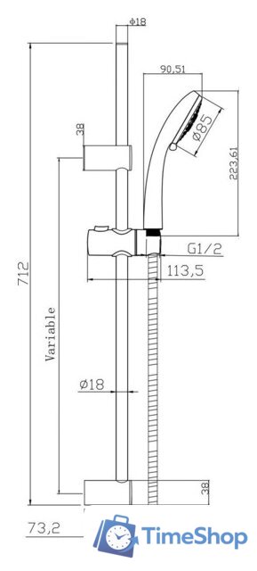 Смеситель Cersanit Nature 64514 - Изображение №18 — Интернет-магазин Time-Shop