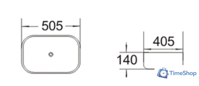 Умывальник SantiLine SL-1046 - Изображение №2 — Интернет-магазин Time-Shop