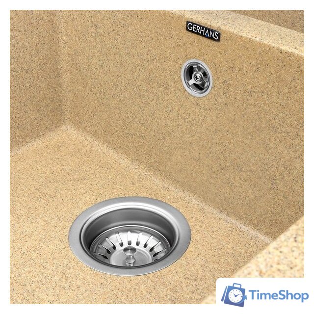 Кухонная мойка Gerhans C10 (песочный) - Изображение №4 — Интернет-магазин Time-Shop