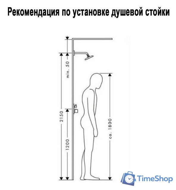 Душевая система  Wisent WP3500BL - Изображение №5 — Интернет-магазин Time-Shop