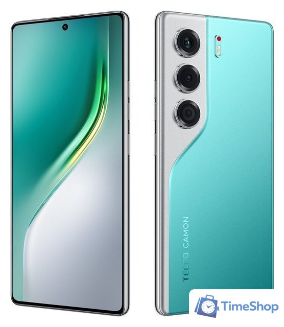 Телефон Tecno Camon 40 8GB/128GB (морской зеленый) - Изображение №4 — Интернет-магазин Time-Shop