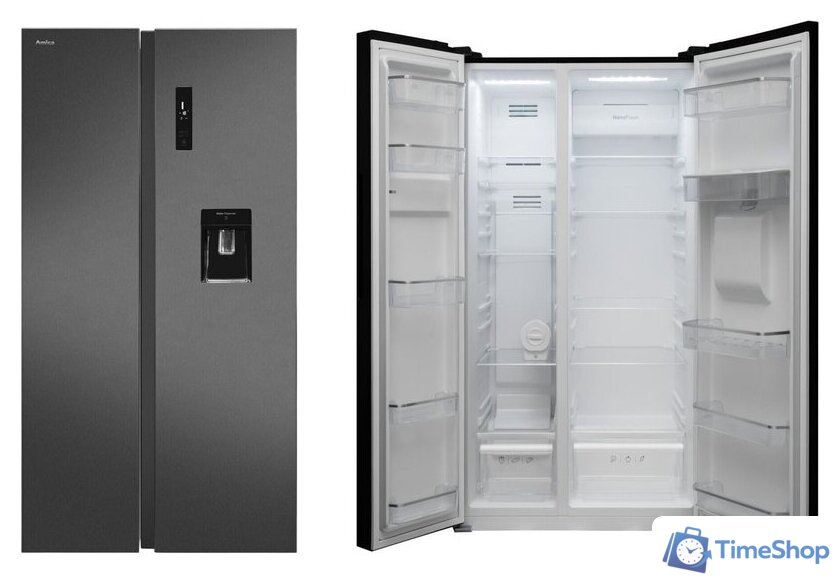 Холодильник side by side Amica FY5139.3DFBXI - Изображение №5 — Интернет-магазин Time-Shop