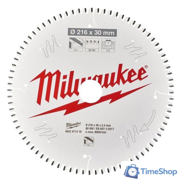 Пильный диск Milwaukee 4932471319 - Изображение №1 — Интернет-магазин Time-Shop