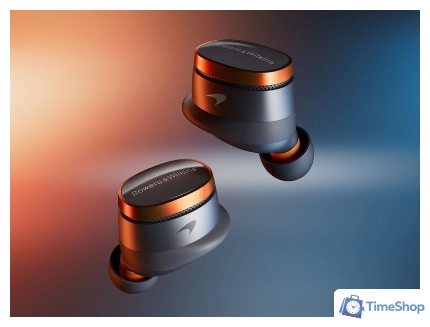 Наушники Bowers & Wilkins Pi8 McLaren Edition (черный/оранжевый) - Изображение №6 — Интернет-магазин Time-Shop