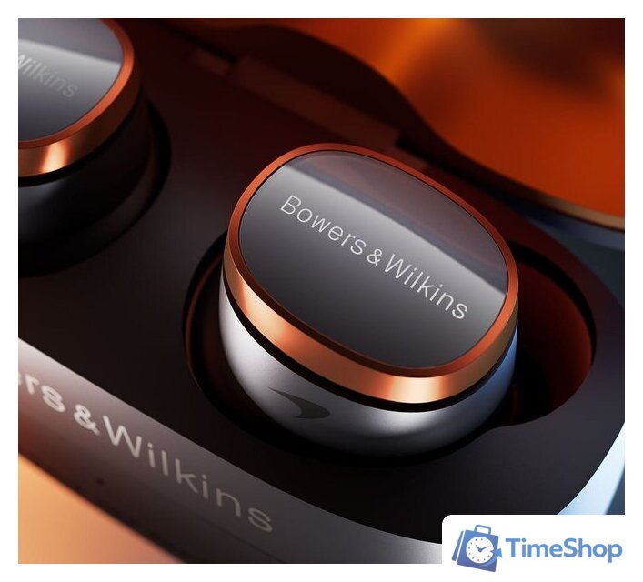 Наушники Bowers & Wilkins Pi8 McLaren Edition (черный/оранжевый) - Изображение №4 — Интернет-магазин Time-Shop