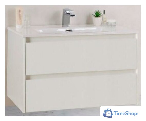  BelBagno Тумба под умывальник Kraft 39-800/390-2C-SO-BO (bianco opaco) - Изображение №1 — Интернет-магазин Time-Shop