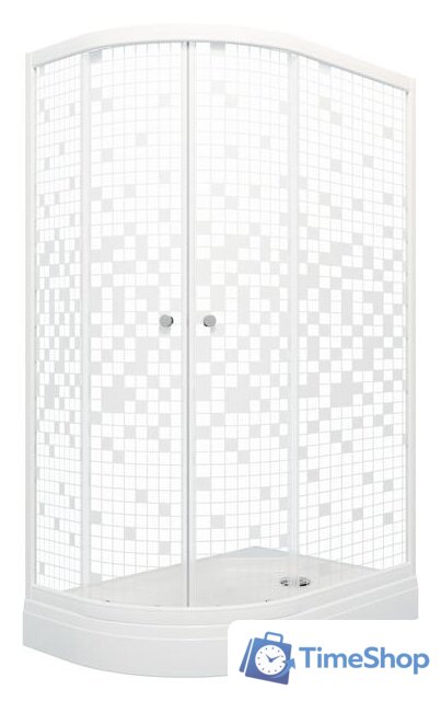 Душевой уголок Triton Коралл А1 120x80 R (мозаика) - Изображение №1 — Интернет-магазин Time-Shop