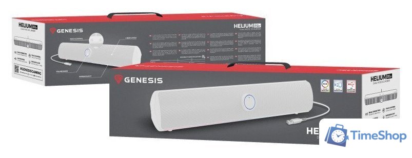 Акустика Genesis Helium 312BT (белый) - Изображение №6 — Интернет-магазин Time-Shop
