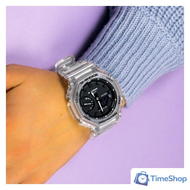 Наручные часы Casio GA-2100SKE-7AER - Изображение №8 — Интернет-магазин Time-Shop