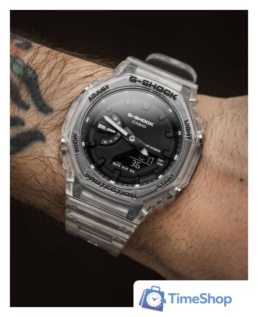 Наручные часы Casio GA-2100SKE-7AER - Изображение №3 — Интернет-магазин Time-Shop