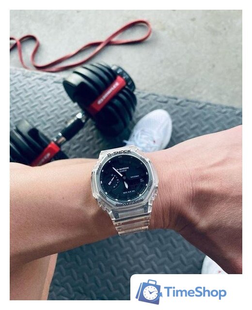 Наручные часы Casio GA-2100SKE-7AER - Изображение №5 — Интернет-магазин Time-Shop